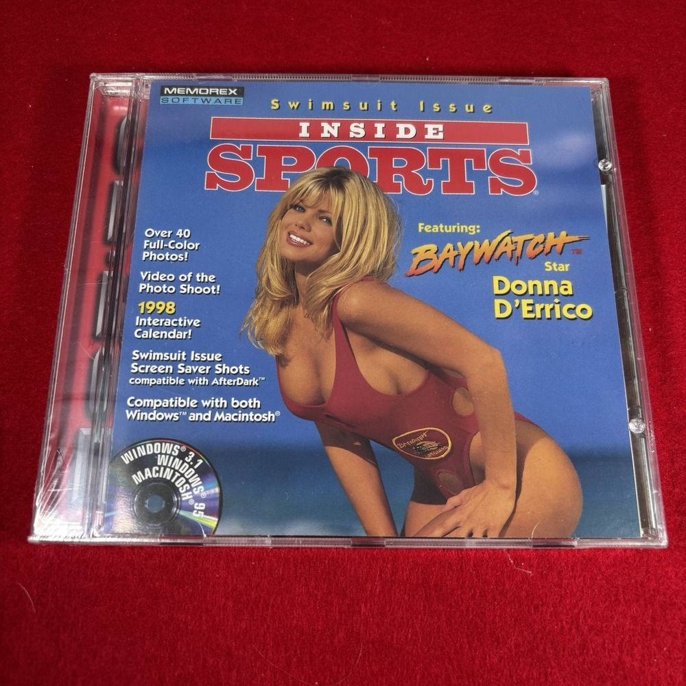 Inside Sports 1998 Interactive Swimsuit‎ Issue Calendar Computer Software New